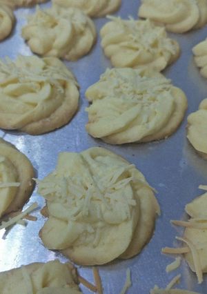 Foto resep Semprit keju susu #bikinramadhanberkesan