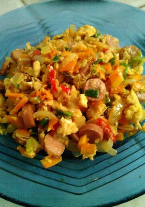 Foto resep Orak arik telur special ala anak kosan