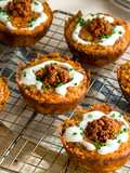 Muffins de Papa con Chorizo y Huevo