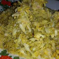 รูปของ Tumis bunga pepaya sederhana