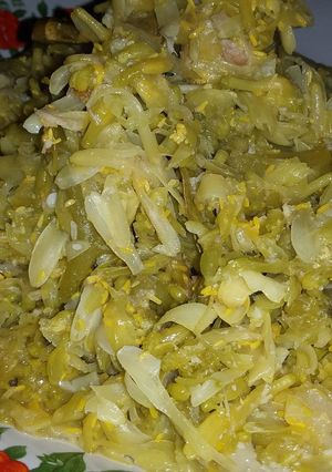 Foto resep Tumis bunga pepaya sederhana