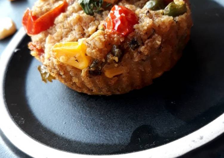 Recipe of Any-night-of-the-week Oats Semolina Savoury Muffins