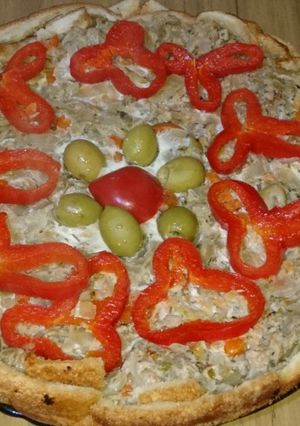Una foto de Tarta de atún sin masa