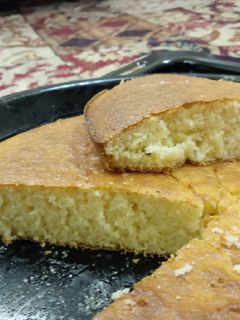 صورة لوصفة كيكه بسيطة