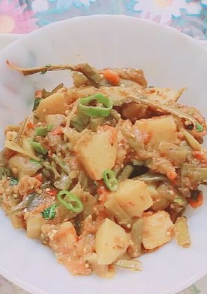 A picture of Mix sabzi.