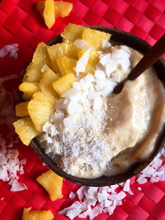 Una foto de Smoothie bowl de piña colada