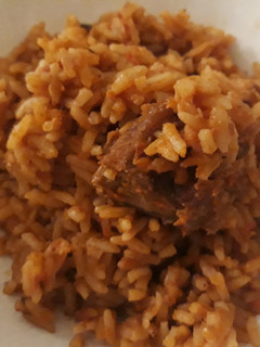 A picture of Sweet jollof rice.