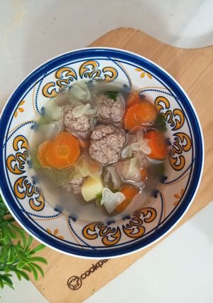 Foto resep Sup Bola Daging