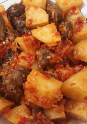 Foto resep Daging Kentang Balado