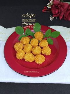 Foto resep Crispy bubble crumb chicken nugget ball