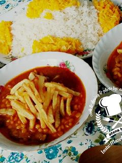 عکسی از دستور خورش قیمه آتنا