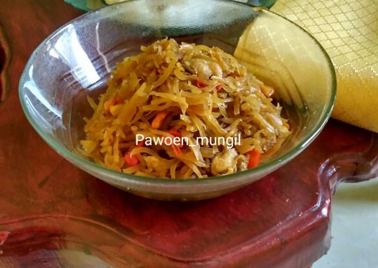 70. Tumis pedas pepaya muda