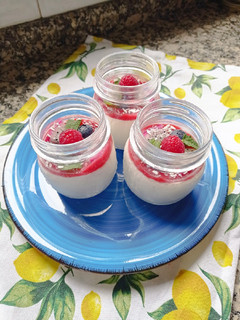 Foto principal de Panna cotta vegana de coco y vainilla 🥥