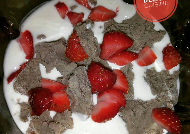 Recipe of Homemade Strawberry flavored furaghurt