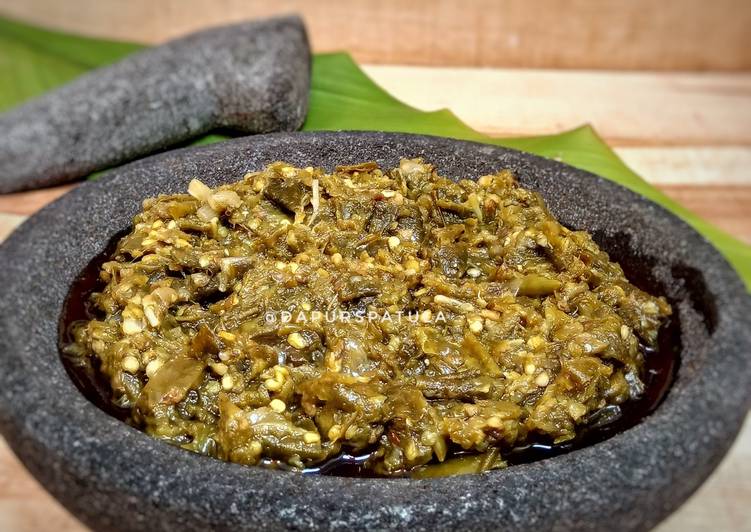 Resep Sambal Hijau Khas Padang Yang Enak Kreasi Masakan