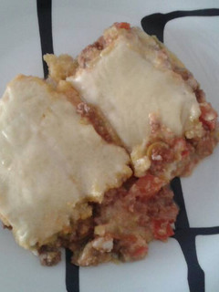 Una foto de Pastel de carne y polenta