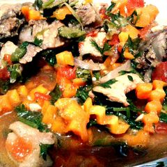 A picture of Pork stew.