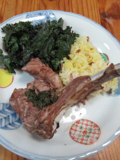 蒸仔羊排左日式薄荷醬 的食譜成品照片