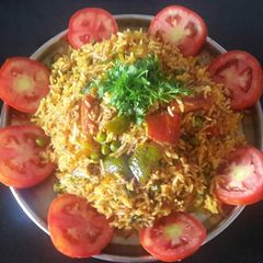 Tomato rice A picture of Tomato rice.