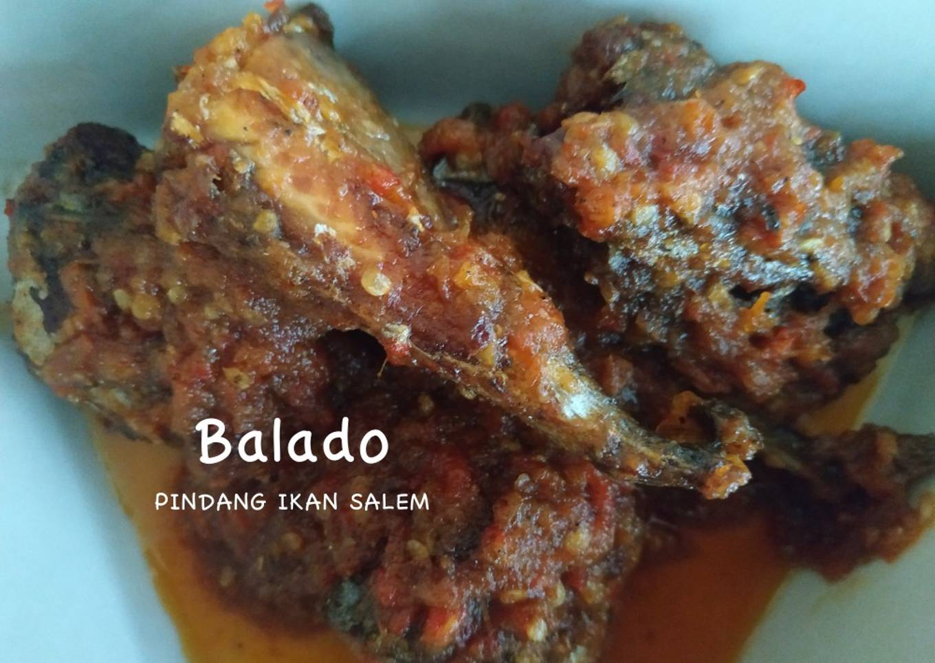 Balado pindang ikan salem