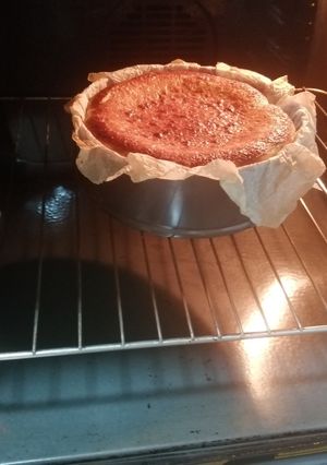 Una foto de Tarta con queso de queso, con leche de la sierra de Grazalema