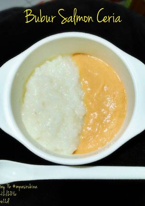 Foto resep Bubur Salmon Ceria (mpasi 8+)