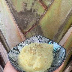 A picture of Shakkaria no sheero (sweet potato halwa).