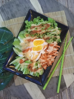 Foto resep Salad Telur Setengah Matang