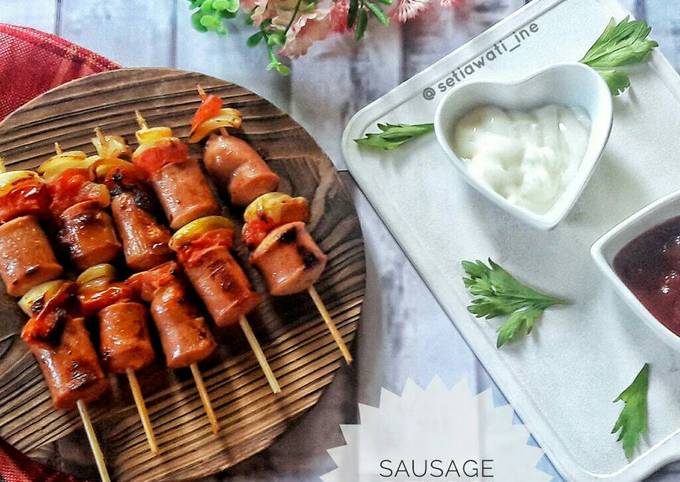 Resep Sate Sosis oleh Ine Setiawati - Cookpad