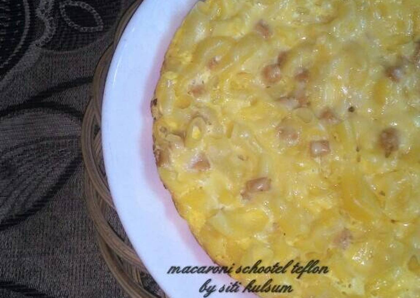 Macaroni schootel teflon