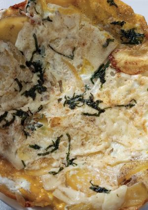 Foto resep Egg Cheese Potatoes