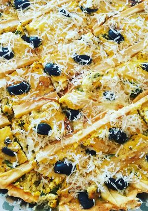 A picture of Spinach pie.