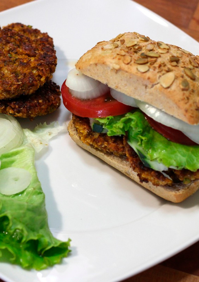 Una foto de Hamburguesas de lentejas