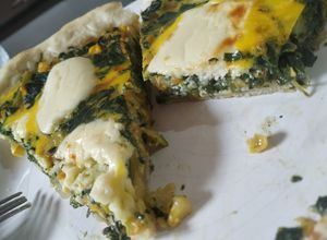 Una foto de Tarta de verduras, acelga, zucchinis, zapallitos