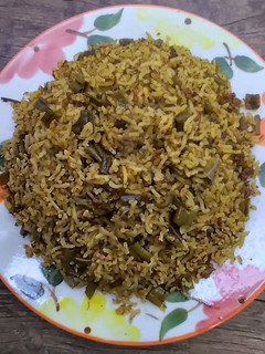 عکسی از دستور لوبیا پلو
