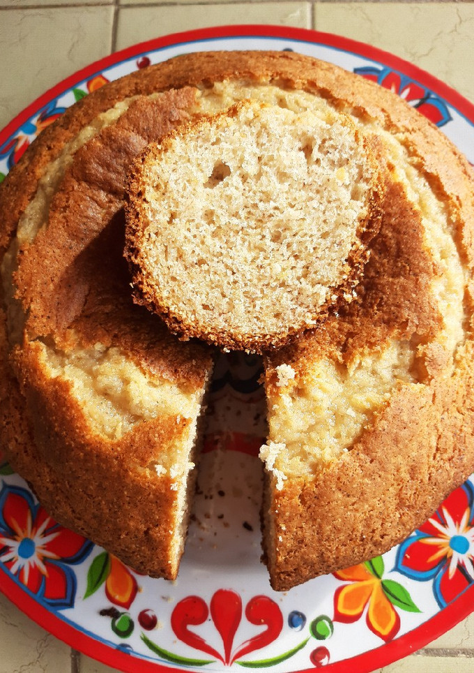 Una foto de Torta de banana económica y fácil ¡Que más se puede pedir!