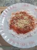 FIDEOS DE ARROZ con SALSA de TOMATE 🍅