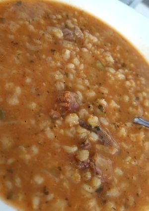 عکسی از دستور سوپ لذید🤫😋