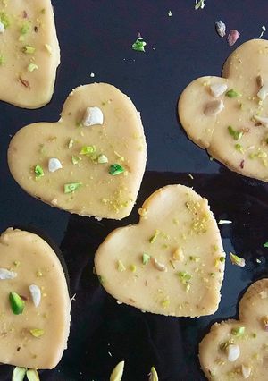 A picture of Milk burfi.