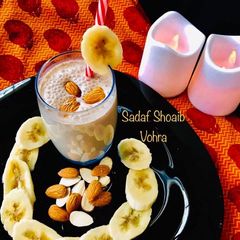 Banana Oats Smoothie #Ramazankitayari #CookpadApp A picture of Banana Oats Smoothie #Ramazankitayari #CookpadApp.