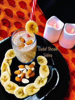 A picture of Banana Oats Smoothie #Ramazankitayari #CookpadApp.