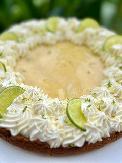 Una foto de Key lime pie