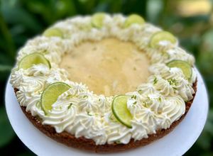 Una foto de Key lime pie