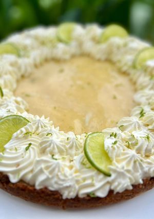 Una foto de Key lime pie