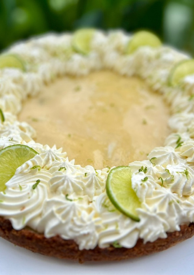Una foto de Key lime pie