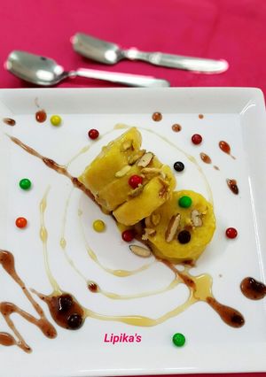 A picture of Mango kulfi.