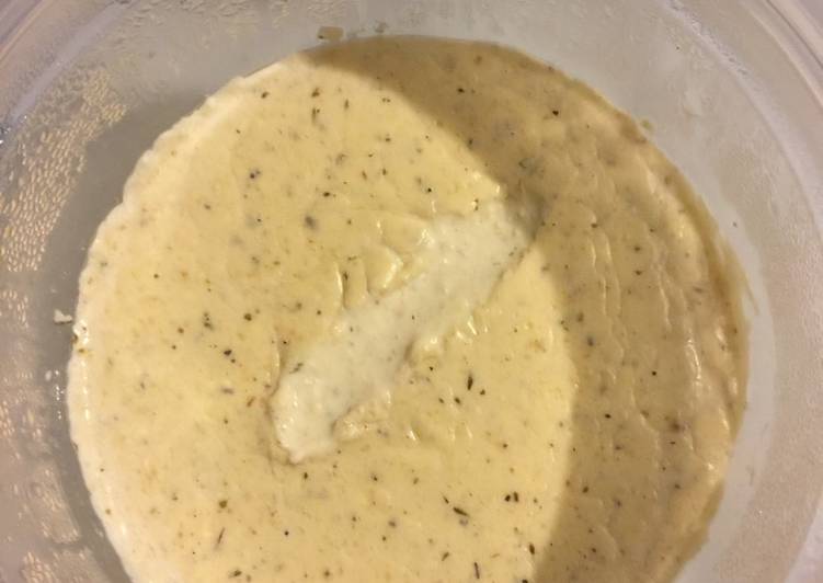 Steps to Prepare Speedy Alfredo sauce