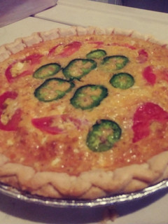 A picture of Spicy Cheese Quiche.