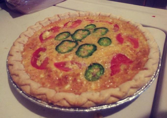 Spicy Cheese Quiche