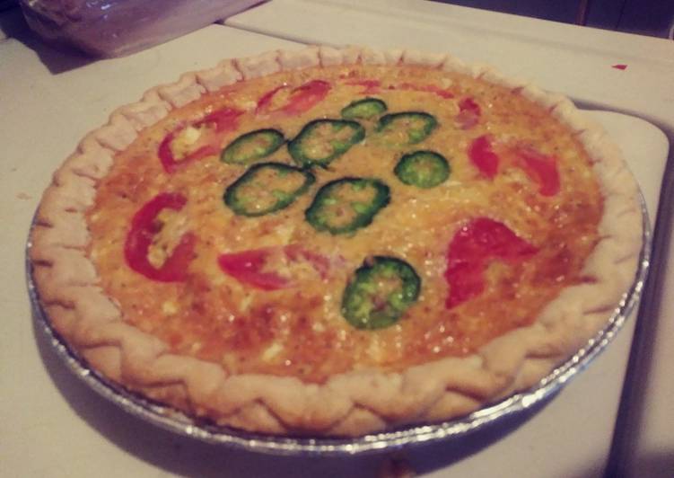 Simple Way to Make Favorite Spicy Cheese Quiche